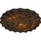 Ekena Millwork Shakuras Ceiling Medallion (Fits Canopies up to 1 3/8"), Hand-Painted Rust, 9"OD x 1 3/8"P CM09SHRUS - alternate 4